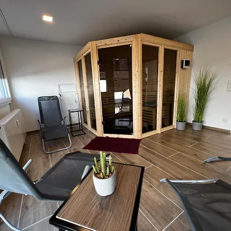 公寓 Spa-apartment Mit Sauna In Ulm-bofingen *